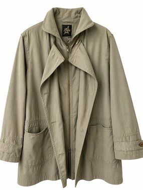 Luba Olive Green Zip Jacket